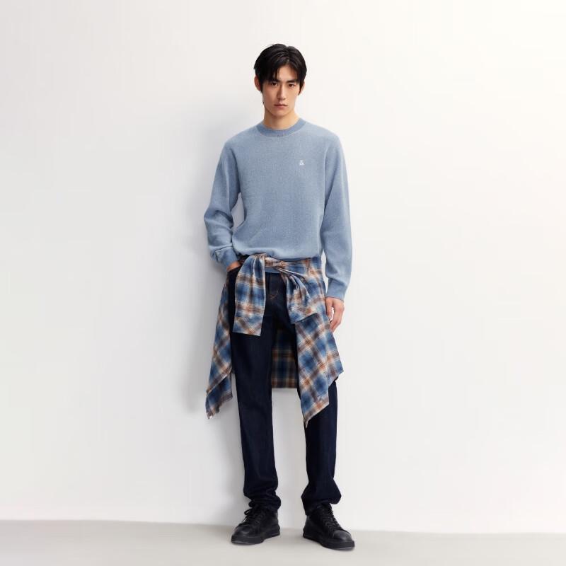 JACK&JONES Men's Crewneck Knit Sweater