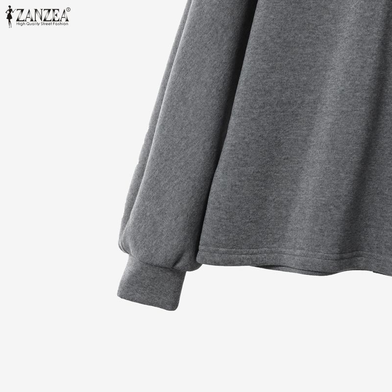 ZANZEA Женские толстовки с длинным рукавом и длинные юбки, осенние костюмы-двойки