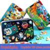100-Piece Wooden Jigsaw Puzzle In Tin Box for Ages 3-7 - Educational Cartoon Toy