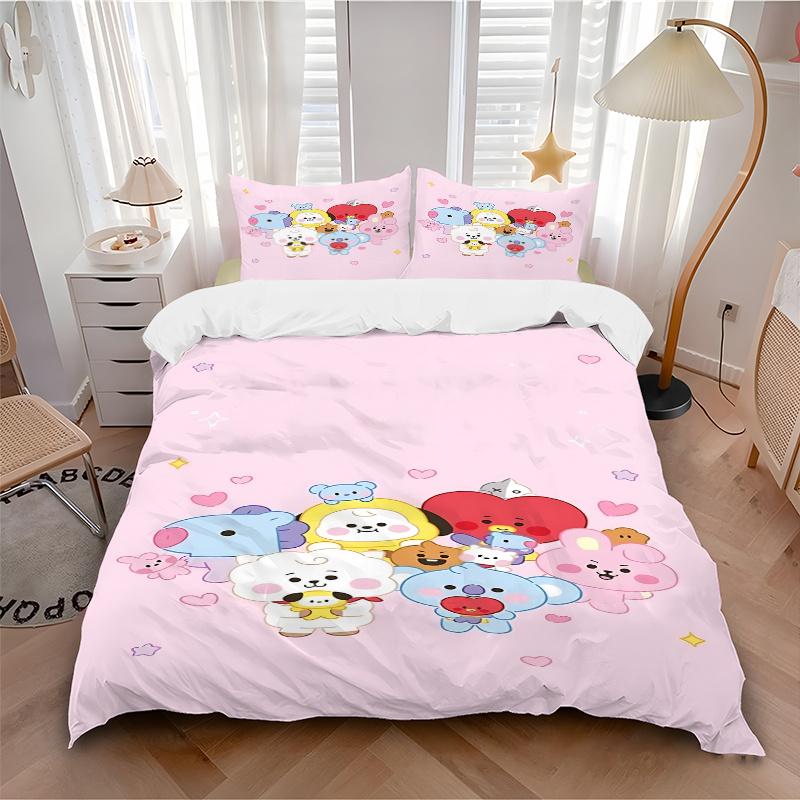 3pcs Kpop boy Character Plush Toy Set-Cute Cartoon Stuffed Animals for Home Decor, Bedroom, Living Room, Hotel, Gift for Fans, Travelers, Da