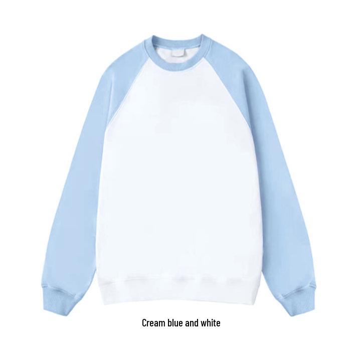 European Style Women's Bloom Print Raglan Hoodie - Autumn/Winter