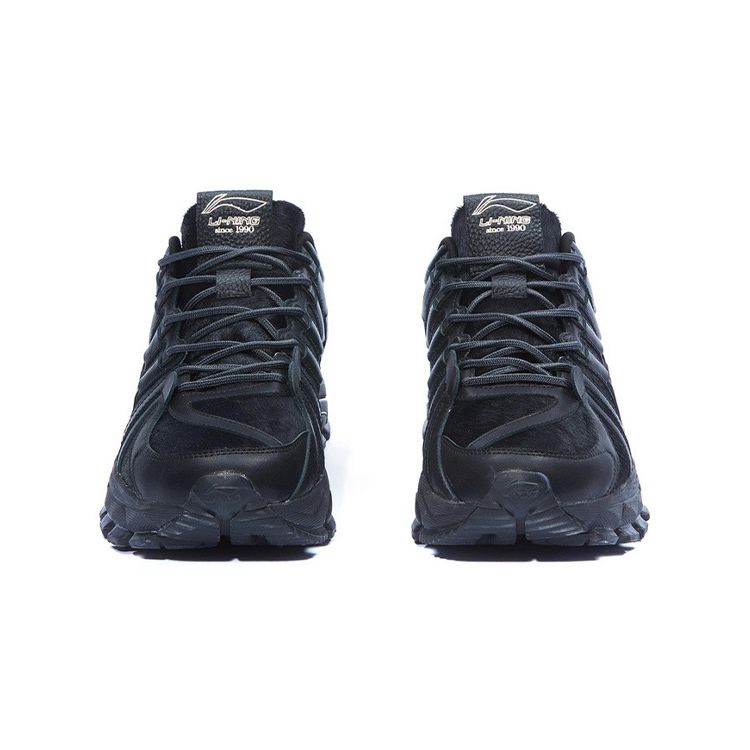 Li Ning Lijun Ace 1.5 Comfortable Simple Shock Absorption Non-Slip Wear-Resistant Low-Top Sports Casual Shoes Men Sneakers Black ARYR009-6