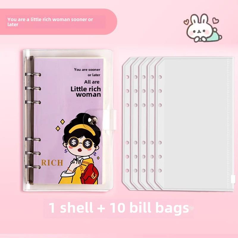 """Книга для внесения наличных с большой емкостью""": Управление семейными финансами, Блокнот на кольцах и Сумка для хранения счетов"