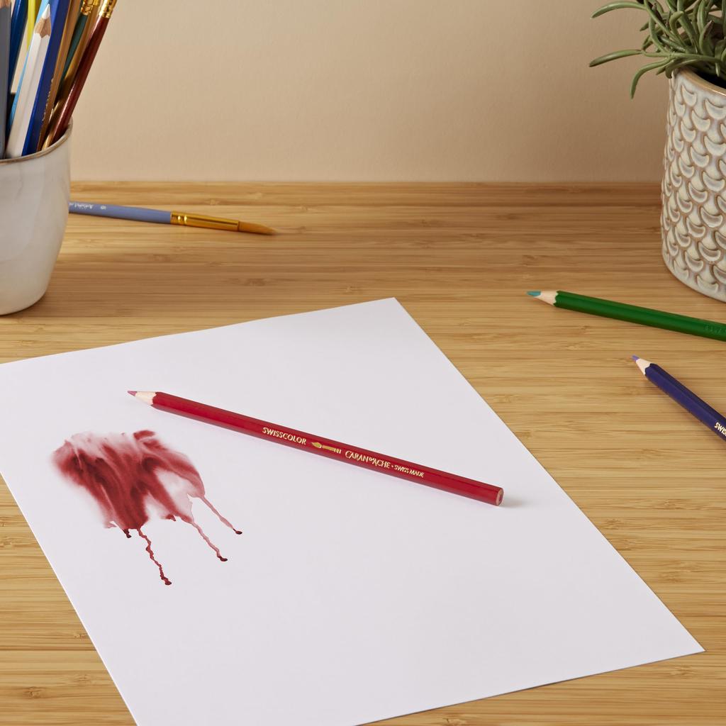 Набор акварельных цветных карандашей Caran Swiss Color 12 цветов Caran d'Ache 1285-712