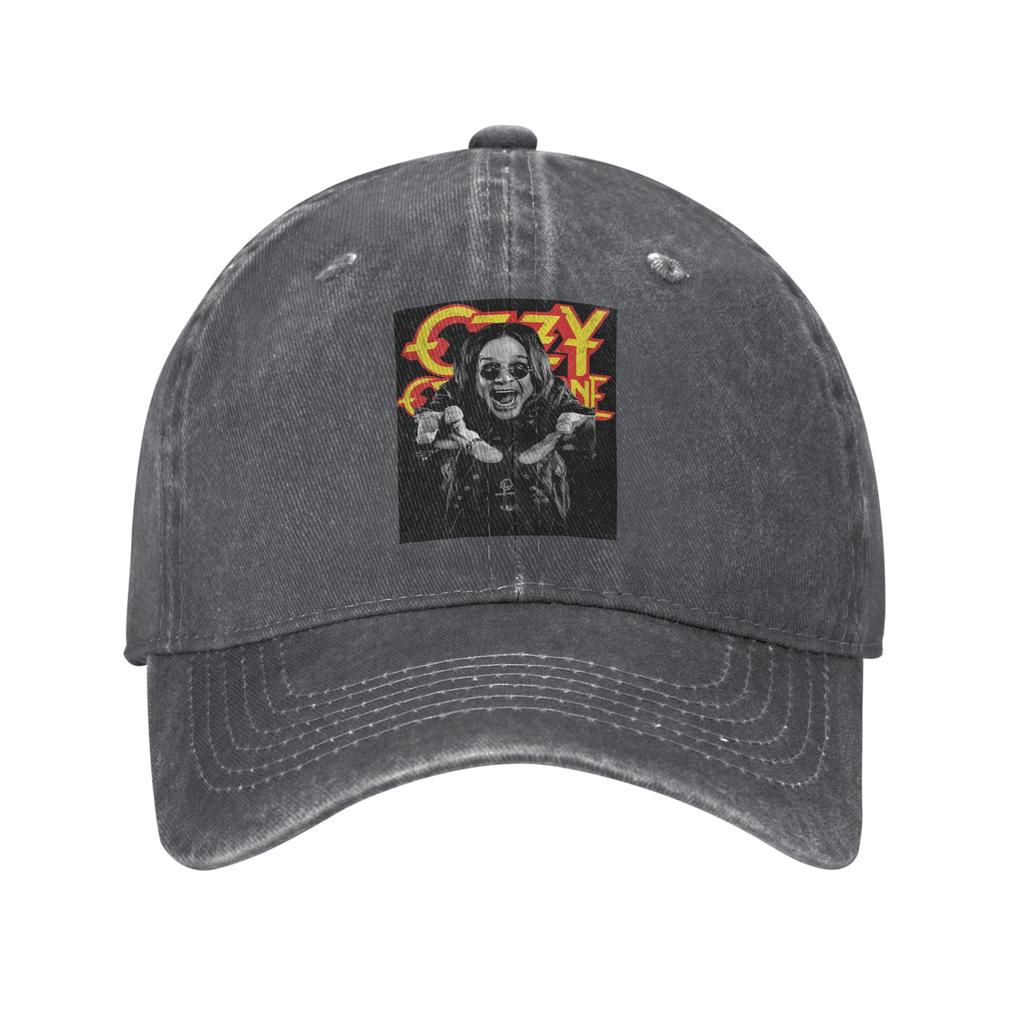 Ozzy Osbourne Merch Album Cover Denim Fabric Cap Casual Baseball Caps Adjustable Hat Summer Unisex Baseball Hats