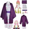 Kanroji Mitsuri Cosplay Costume Demon Slayers Bathrobe Kimono Anime Kimetsu No Yaiba Halloween Christmas Clothes
