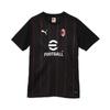 Футболка X Acm 1899 Ac Milan Football, удобная, дышащая, с круглым вырезом, коротким рукавом, мужская, черная 779344-07
