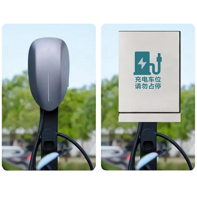 Защита от дождя для зарядной станции для электромобилей Водонепроницаемая защита от дождя для зарядной колонки для электромобилей Ткань для защиты колонны с солнцезащитным покрытием для двора