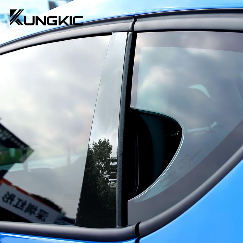 Для SEAT Leon MK2 2005-2012 SEAT Altea Автомобильные Накладки на Стойки Кузова B C Pillar, Накладки на Дверные Стойки, Глянцевые Черные Наклейки из Поликарбоната, Аксессуары