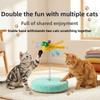 Scratch Resistant Cat Teaser Wand Dragonfly Design Cat Teaser Toy Cat Spring Toy  Indoor Cat