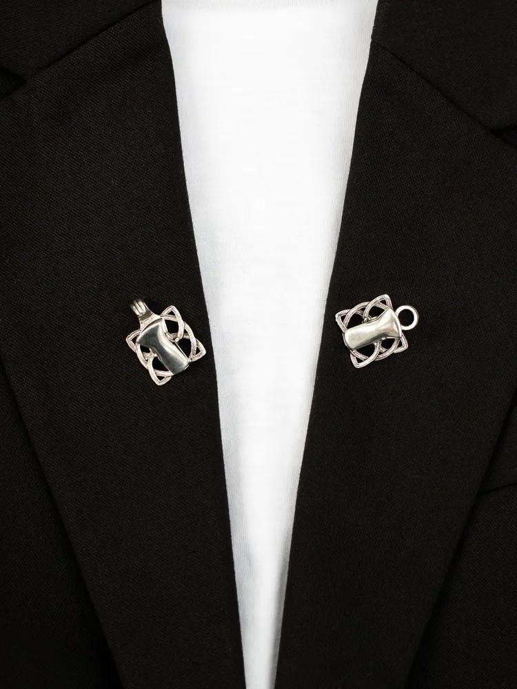 Винтажный набор зажимов для свитера, женский зажим для шали, зажим для воротника платья, зажим для рубашки, зажим для ремня