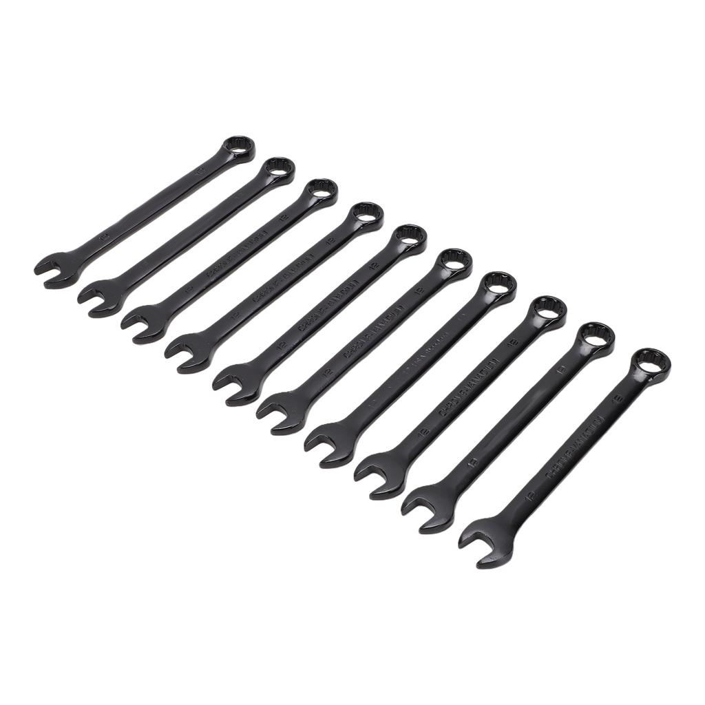 10pcs 21mm Open End Wrench Anti Slip Spanner for Auto Repair Mechanical Maintenance Black