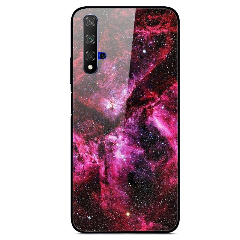 For Huawei Nova 5T Case Tempered Glass Cover 3D Cat Printing Case For Huawei Nova 5T 2019 5 T Phone Case For Huawei Nova5T Cover