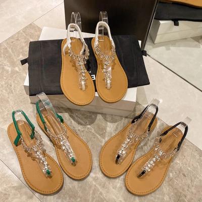 Модные женские сандалии на плоской подошве с прозрачным корпусом, шлепанцы-елочки, 2024, модные платья, сандалии женские дизайнерские на подтяжках