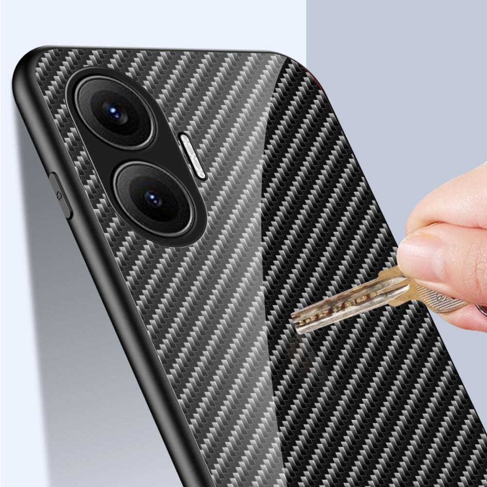 Для Xiaomi Poco F7 5G/Redmi Turbo 4 Pro 5G Чехол Закаленное стекло Противоударный Чехол для телефона