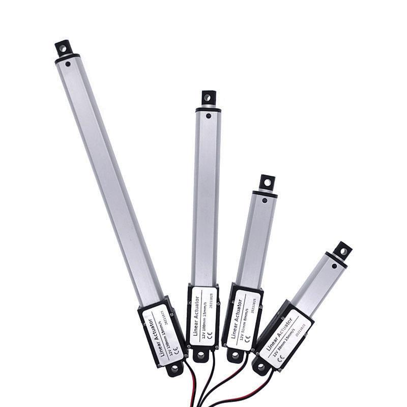 Mirco Electric Linear Actuator 50mm DC 12V 30N/60N/100N/150N Motor Controller Mini Eectric Push Rod Putter