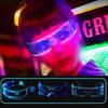 Colorful Luminous Glasses for Music Bar KTV Christmas Valentine's Day Party Decoration LED Goggles Festival Performance Props