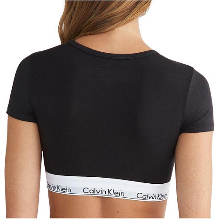 Calvin Klein Комплект бралетт и бикини с логотипом Женское нижнее белье Космически-черный F3787AD-001+QF7213-UB1