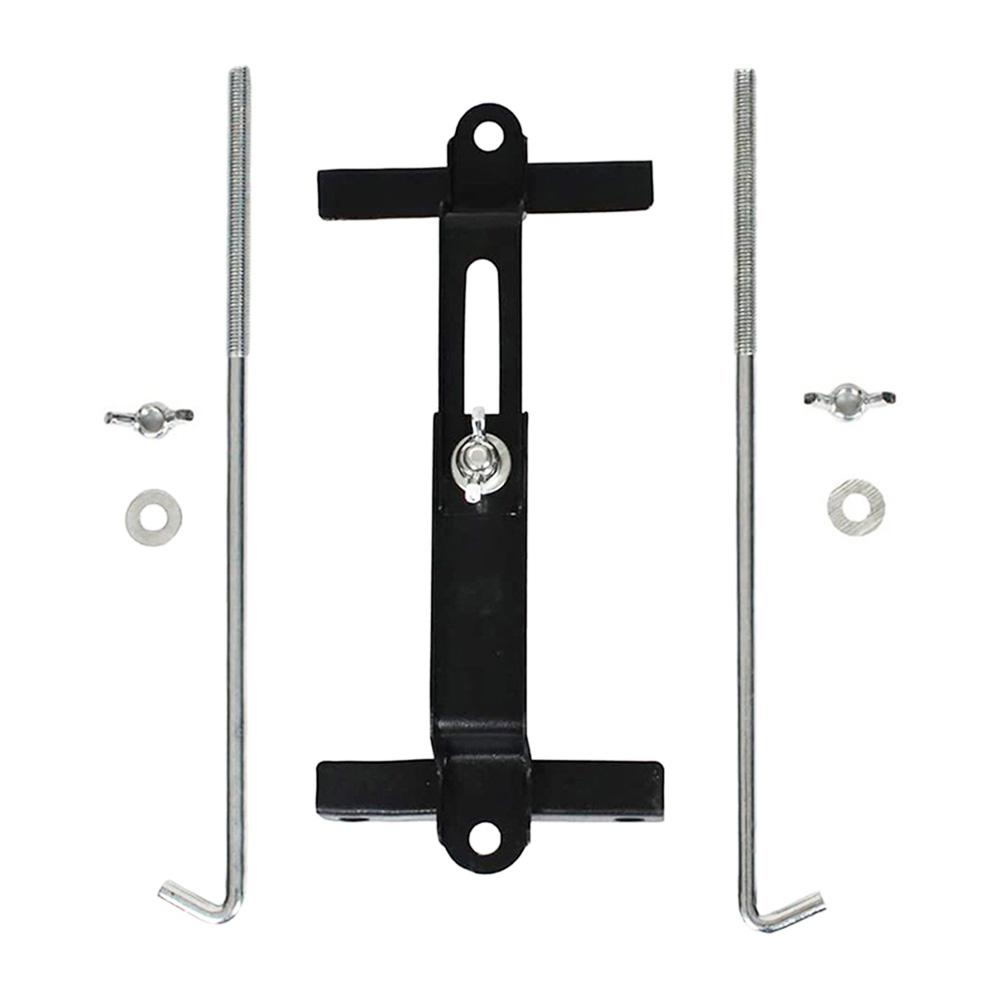 Universal Adjustable Battery Hold Down Crossbar 270mm For Car SUV Truck RV J Bolt Corrosion Resistant Battery Holder 12V