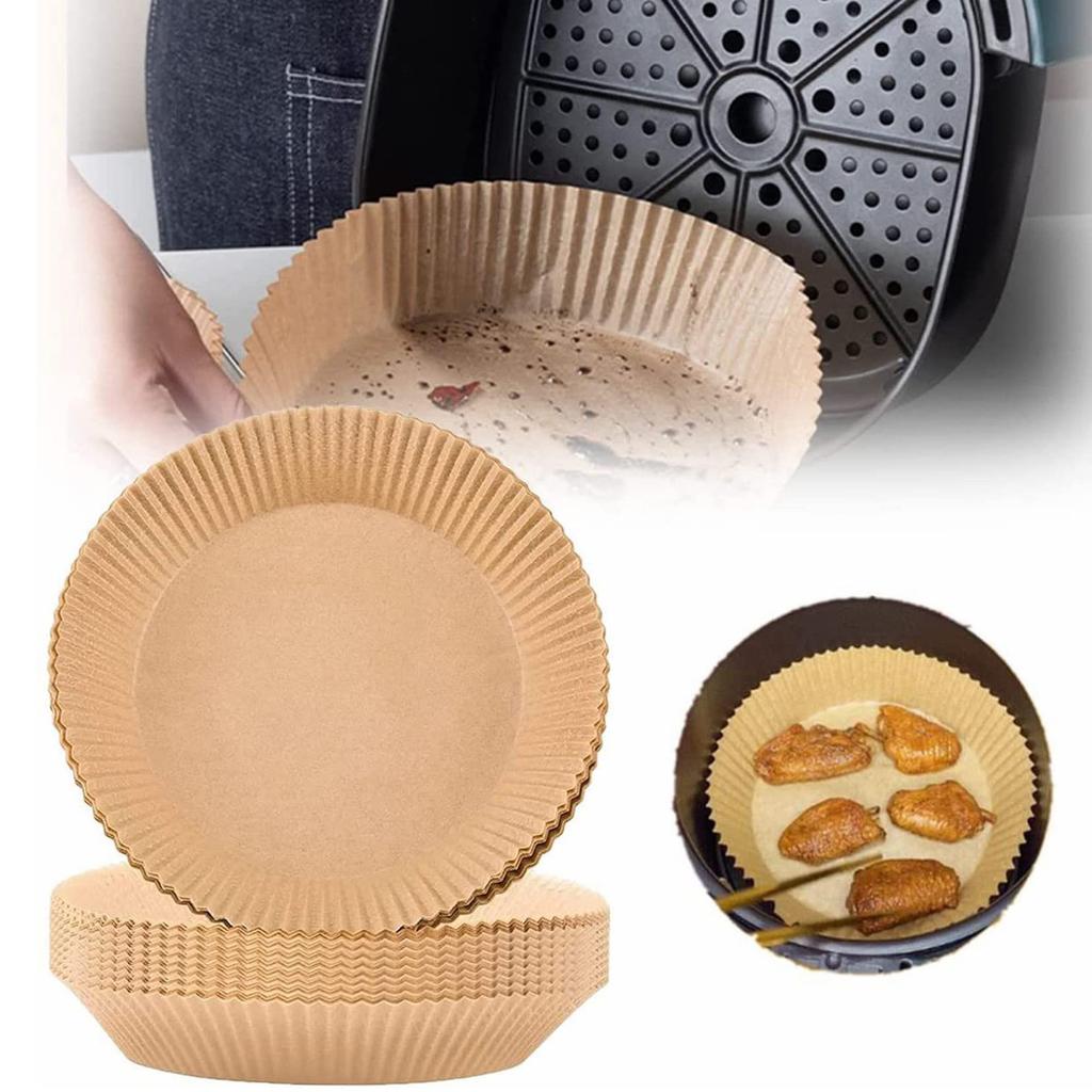 10 шт., бумажная подушечка для фритюрницы, бумага для выпечки, устойчивая к высоким температурам фритюрница