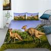 Cartoon Dinosaur Digital Printing Bedding Two Or Three Piece Digital Printing Polyester