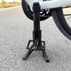 Outdoor Convenient Bike Stand - Durable Black Kickstand, Suitable for Road and Mountain Bikes, Ideal for Home and Outdoor Storage, Bike Parking Rack