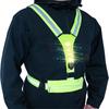 Reflective Running Vest, LED Safety Vest with Waist Pack, USB Rechargeable, Light Up Reflective Vest for Walking, Running, Biking At Night