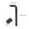 uxcell Hex Wrench Alloy Steel Hex Repair Tool for Tightening and Removing Assembly of and Bicycle Black 10-Piece Set, 7/16" L-Shaped Keys, Long,