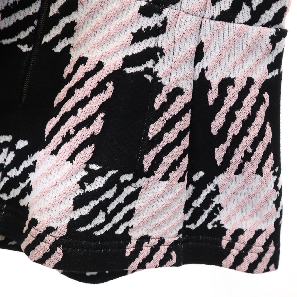 Marni Сделано в Италии Клетчатый узор Длинный рукав Крой 38 Розовый x Черный Женский Б/у