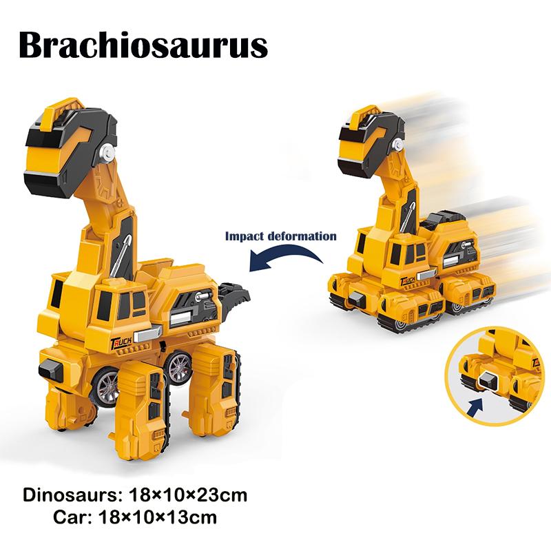 Динозавр игрушечный автомобиль деформация аварии автомобиль экскаватор модель инерционный инженерный автомобиль мальчик 3/5/8 лет