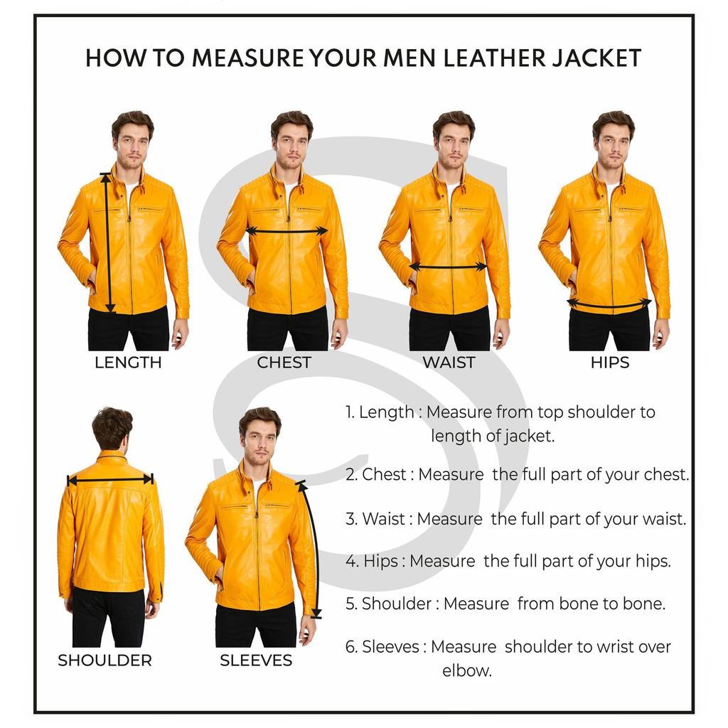 SKINOUTFIT Men's Genuine Lambskin Brown Leather Jacket Stylish Motorcycle Bomber Biker Outerwear MJ 117