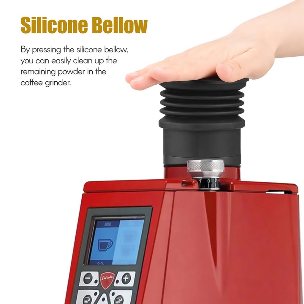 Бункер для одной дозы из алюминиевого сплава с силиконовой помпой, аксессуар для кофемолки, замена для MAZZER Mini Coffee