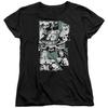 Justice League a Mighty League Womens T Shirt Black