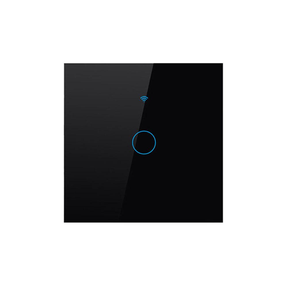 Умный настенный выключатель ЕС: Совместимость с Matter, Голосовое управление Alexa и Google, Активация касанием.