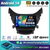 Android 14 Carplay Car Radio For HYUNDAI ELANTRA 2011 2012 2013 2014 2015 2016 Multimedia Stereo Video Player Navigation GPS DSP