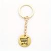 1pc/3pcs of Metal Token Shopping Cart Pendant, Shopping Cart Unlocking Key, Supermarket Shopping Cart Token, Practical Gift, Daily Decoration