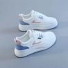 Women Sneakers 2024 Spring New White Colorblock Lace-Up Skate Shoes High-top Sneakers Comfortable Outdoor Platform Shoes Women