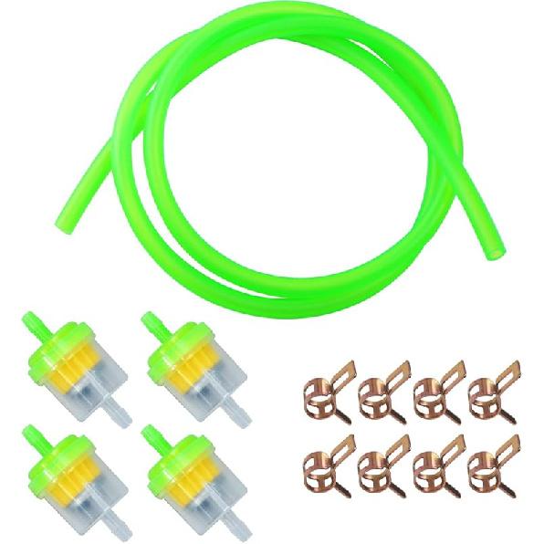 Dirt Bike Gas Fuel Line Hose Fuel Filter For 50Cc 110Cc 125Cc TaoTao Coolster Apollo GY6 Motorcycle Pit Bike Motocross Pocket Bike Chinese Atv Four