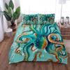 Комплект постельного белья «Осьминог в стиле ретро» King Queen Double Full Twin Single Size Duvet Cover Pillow Case Bed Set