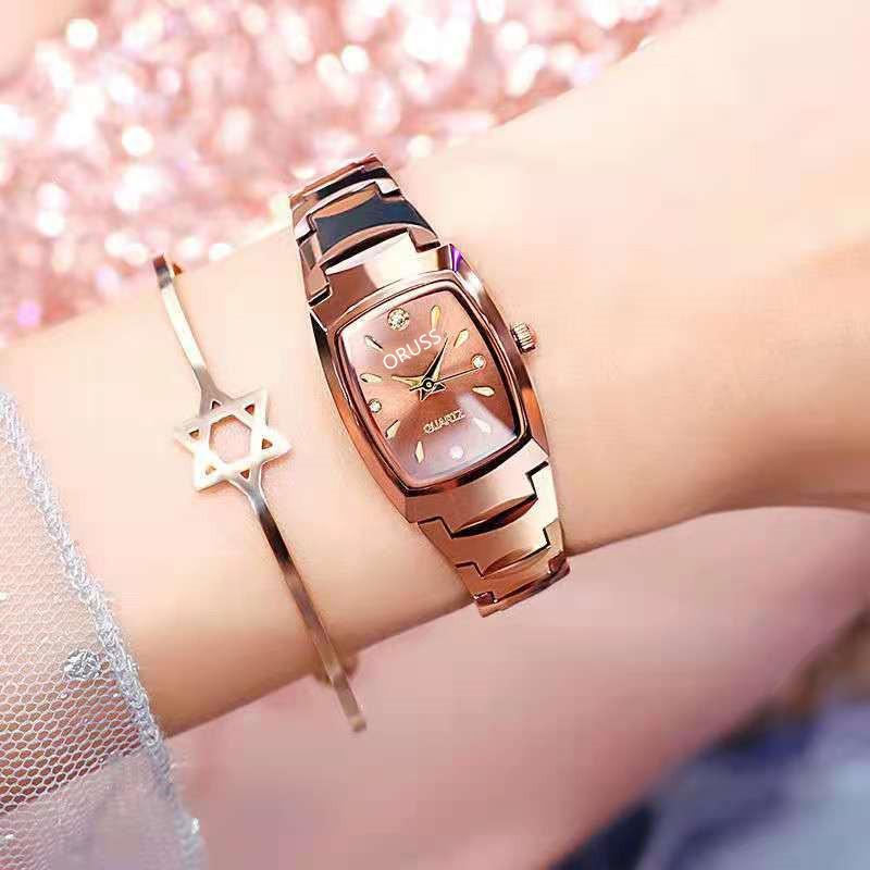 Водонепроницаемые женские часы Женские наручные часы Кварцевые женские женские часы из вольфрамовой стали