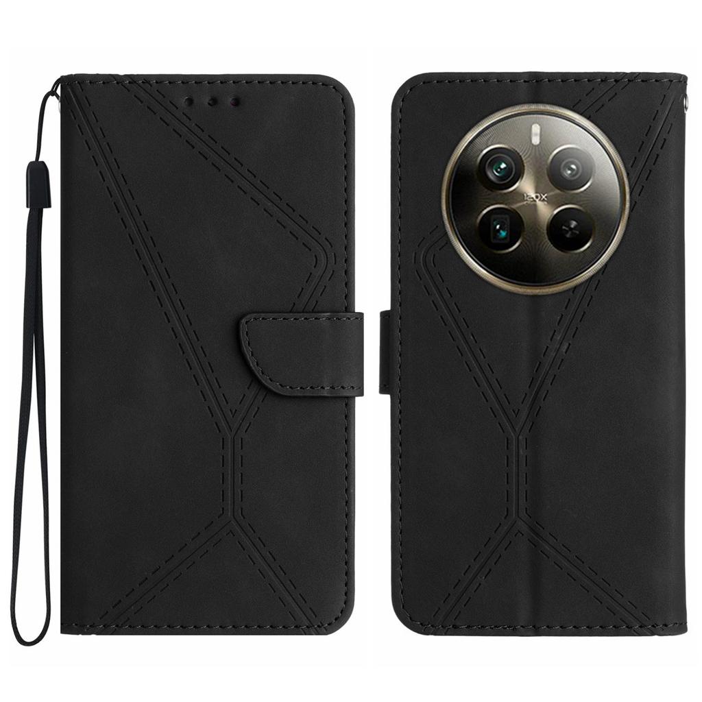 HT05 Для Realme 12 Pro 5G/12 Pro+ 5G Чехол Кожаный флип-чехол для телефона с кошельком