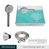 Hot Sale Gray Shower Head Water Saving 5 Mode Adjustable High Pressure Shower One-key Stop Water Massage Eco Shower
