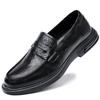 Роскошные брендовые мужские мокасины Slip on Высококачественная мужская повседневная обувь Итальянские мокасины из натуральной кожи Мужская обувь Легкая обувь для вождения