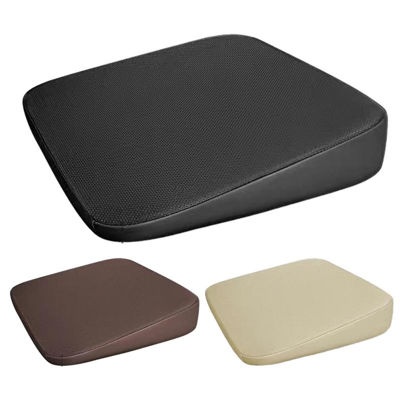 Car Seat Cushion Pad Car Seat Covers Wedge Sitting Cushion Universal Ergonomic Sloping Short People Driver Heightening Chair Pad