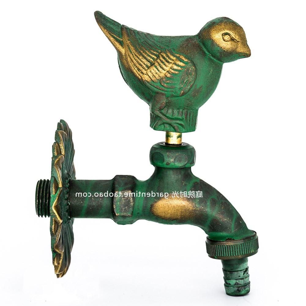 Тяжелый садовый кран для животных, садовый кран для раковины, кран для птиц-воробьев