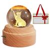 Authentic Music Box with Gift Popular Gift for and Features Crystal LED Ambient USB Projection Wooden Bedside Romantic Soothing Perfect for and