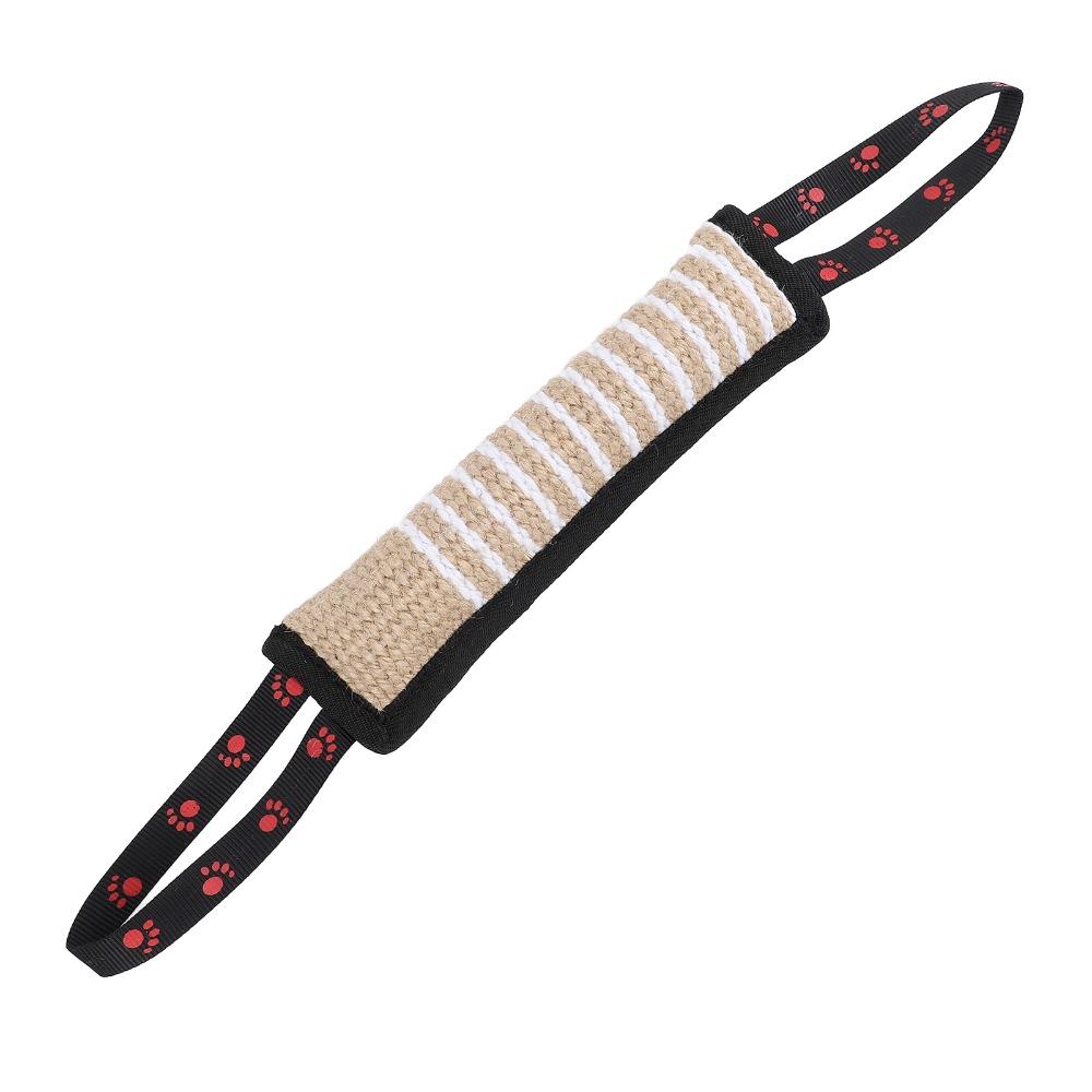 Thick Linen Fabric Dog Bite Stick Cylindrical Shape Dog Training Bite Pad Bite Training