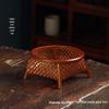 Плетеная бамбуковая корзина для хранения и сервировки