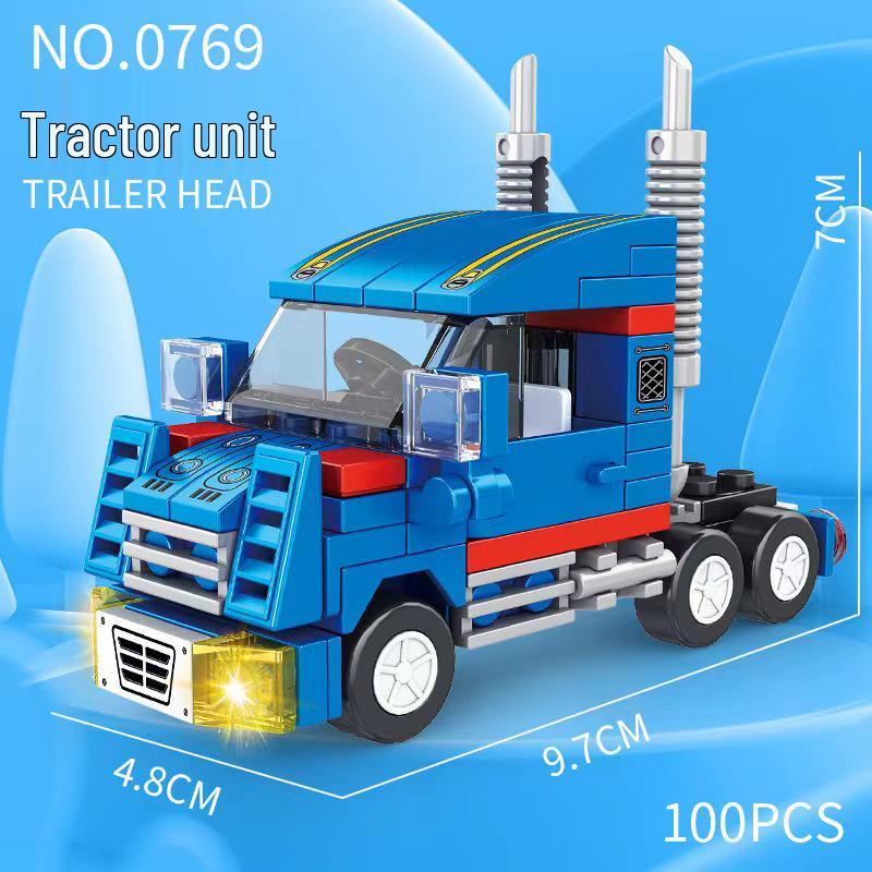 Образовательная модель гоночного автомобиля, совместимая с LEGO, игрушка из мини-строительных блоков