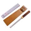 Baroque CD-20 Square Guitar Fret Dressing Metal File with 3 Carborundum Slots Wooden Handle Guitar